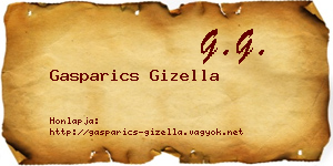 Gasparics Gizella névjegykártya